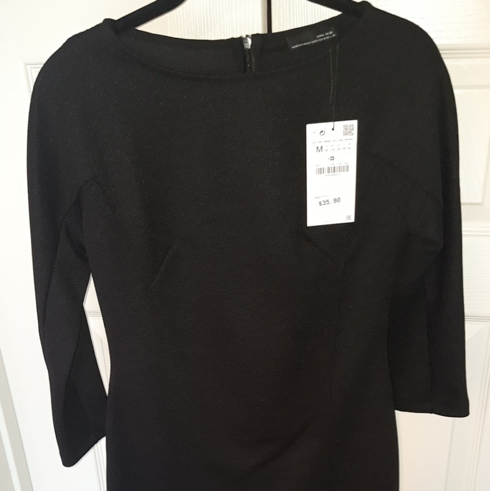 NWT Zara W&B Pique Dress
